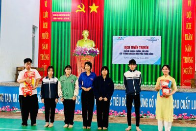 Chương trình tuyên truyền “Phòng chống tảo hôn, xây dựng tương lai bằng tình yêu trong sáng”.